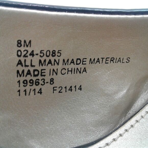 Liz Claiborne Womens Black 1.25" Heel Slingback Loafers w/Bead Clusters Size 8M - Picture 7 of 7